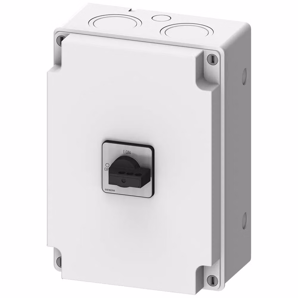 Interruttore sezionatore Siemens SENTRON 3LD in custodia, interruttore per manutenzione e riparazione 3LD25865VD21