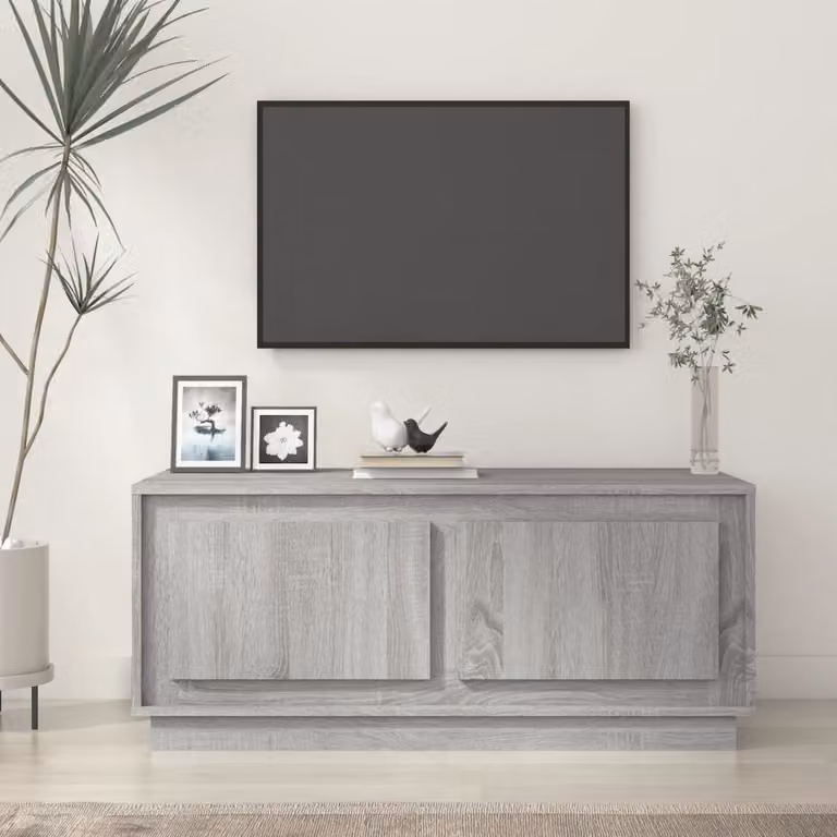 Maison Exclusive - Tavolino grigio Sonoma 102x50x44 cm Materiale ligneo