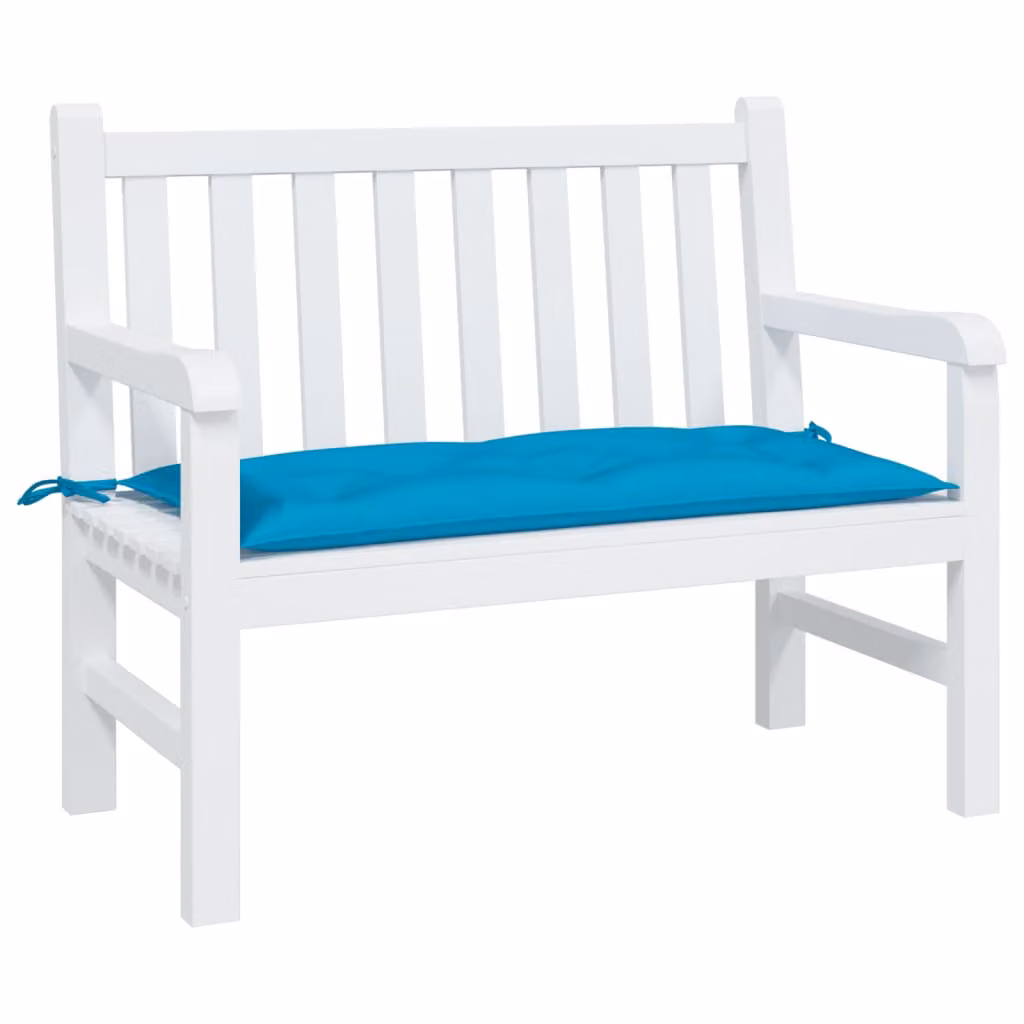 Cuscino per panca vidaXL blu in tessuto Oxford idrorepellente e traspirante L/P/H: 100 x 50 x 7 cm