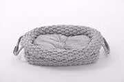 Letto per cani dal design animalier, cesto per cani in maglia, cuscino per cani, robusto, piccolo, grande