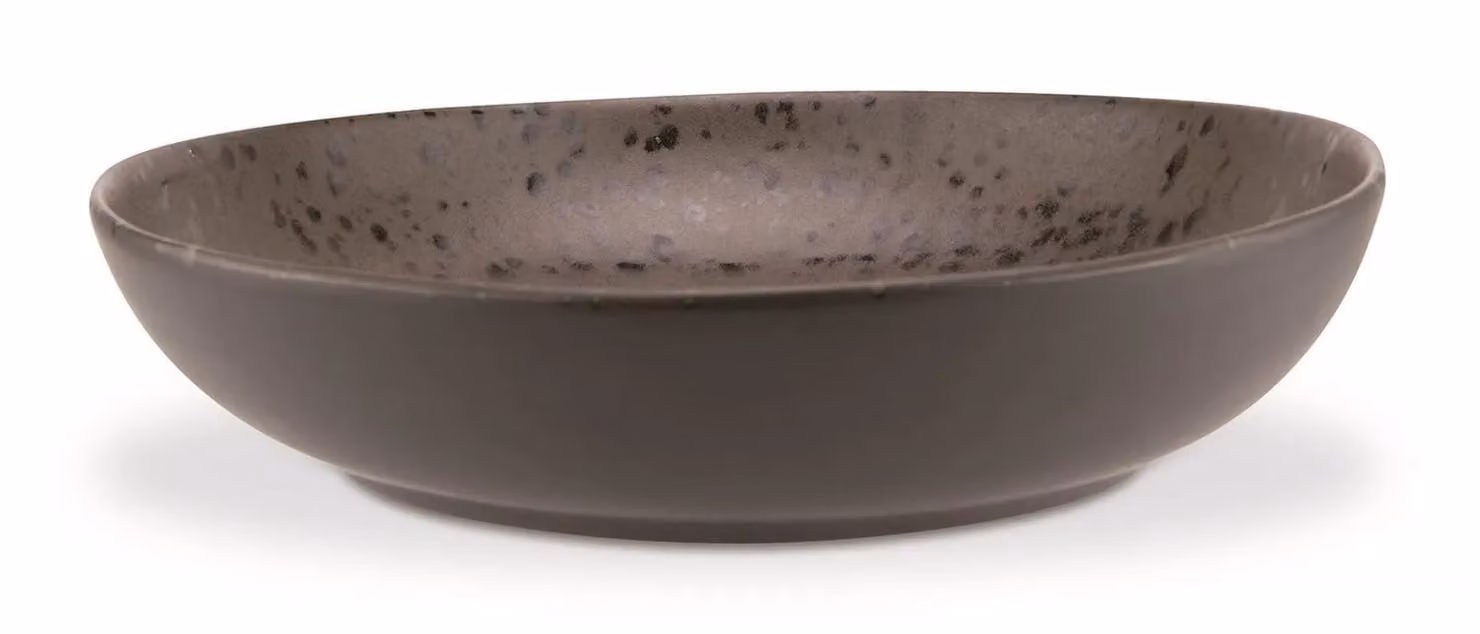 Coppa rotonda color marrone con puntini ruggine Le Coq Phobos, diam. 28cm, 6 pezzi