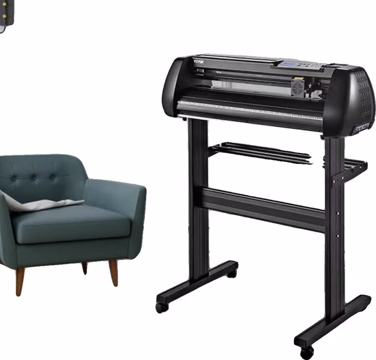 Plotter da taglio per vinile, alta precisione, connettività versatile, 34 pollici