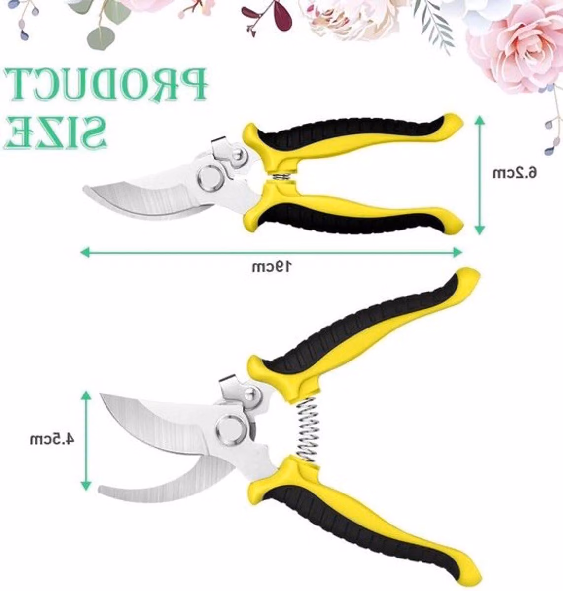 Forbici da potatura professionali per giardinaggio, complete di guanti e lama bloccabile, accessori perfetti per il giardinaggio, ideali per uomini e donne