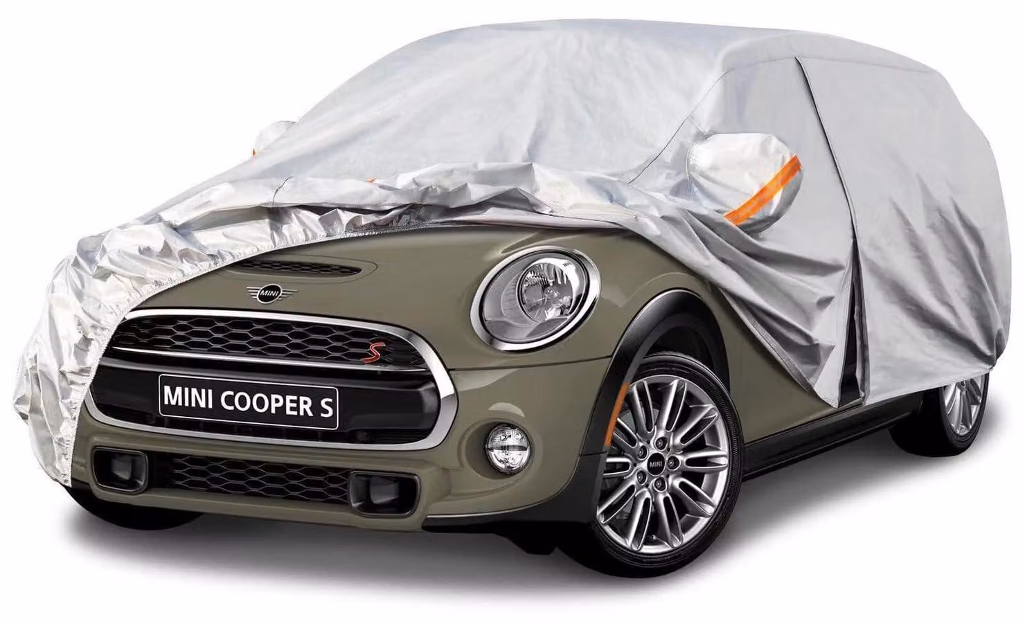 Copertura per auto Autoplane, impermeabile e traspirante, per Mini Cooper a 5 porte (modelli dal 2014 al 2025), colore argento