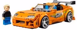LEGO Speed Champions The Fast and Furious Toyota Supra MK4 77260 Set di costruzioni arancione e argento con 292 pezzi