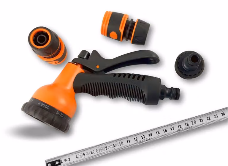 Set di 3 pistole a spruzzo - 8 modalità di erogazione dell'acqua con impugnatura ergonomica