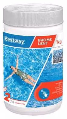 Brome Lent BESTWAY, 1 kg, Trattamento dell'acqua della piscina