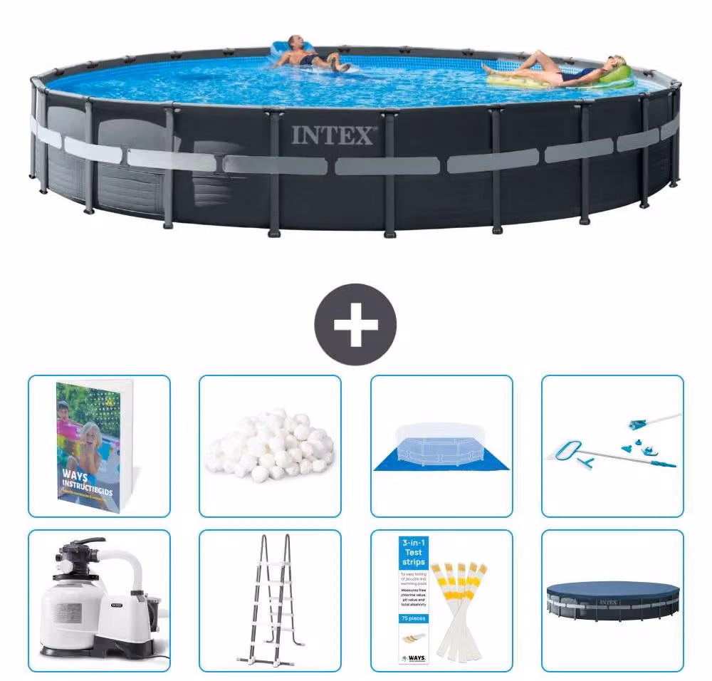 Ultra XTR Pool Rund - 732x132 cm - Set da 7 pezzi, modello S675