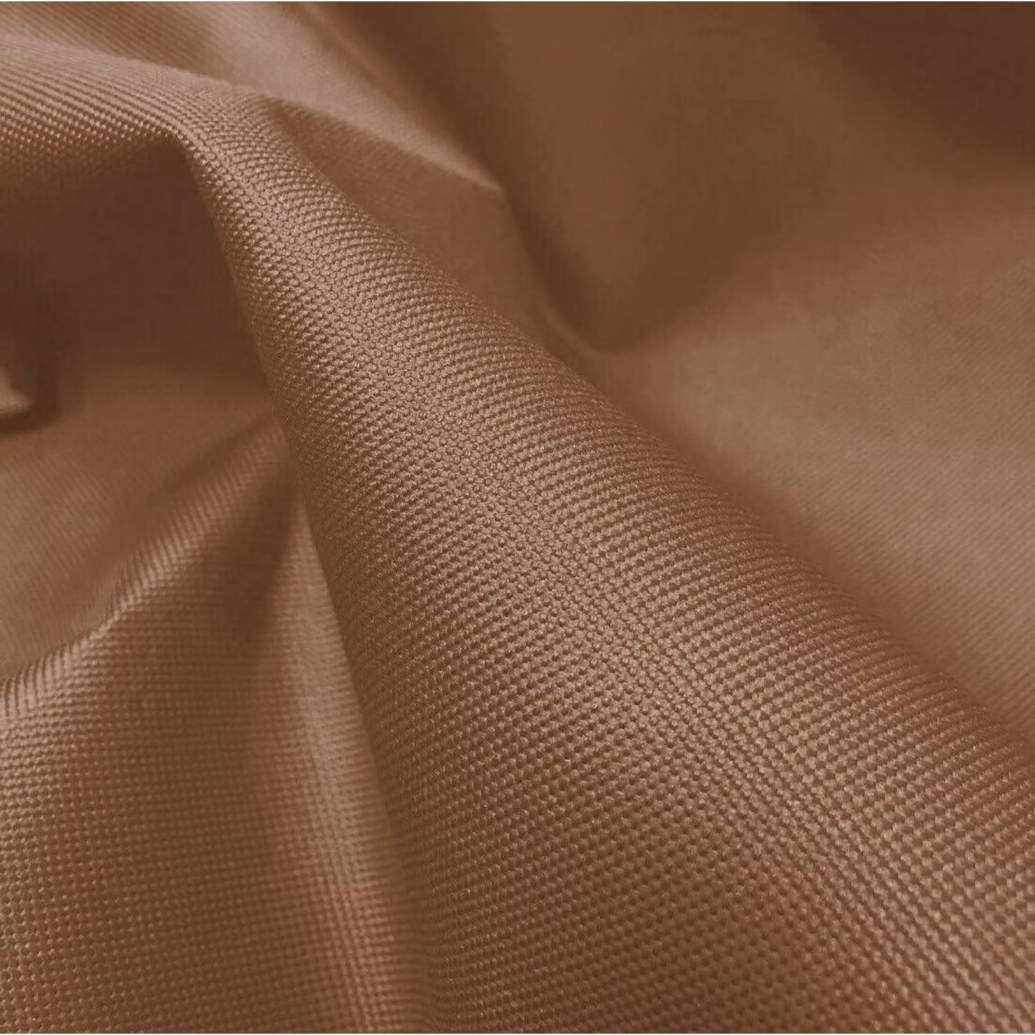 Telo resistente per uso esterno, 600D, impermeabile, 150 x 100 cm, colore marrone, tessuto tipo tela, 600g