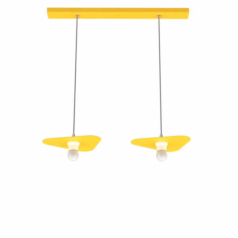 Lampada A Sospensione Cloud Lineare A 2 Luci, Monocolore Opaca