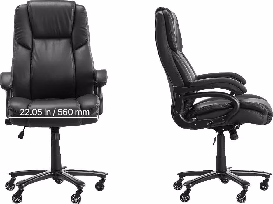 Sedia da ufficio, design ergonomico, funzioni regolabili, supporto lombare da 400 lb