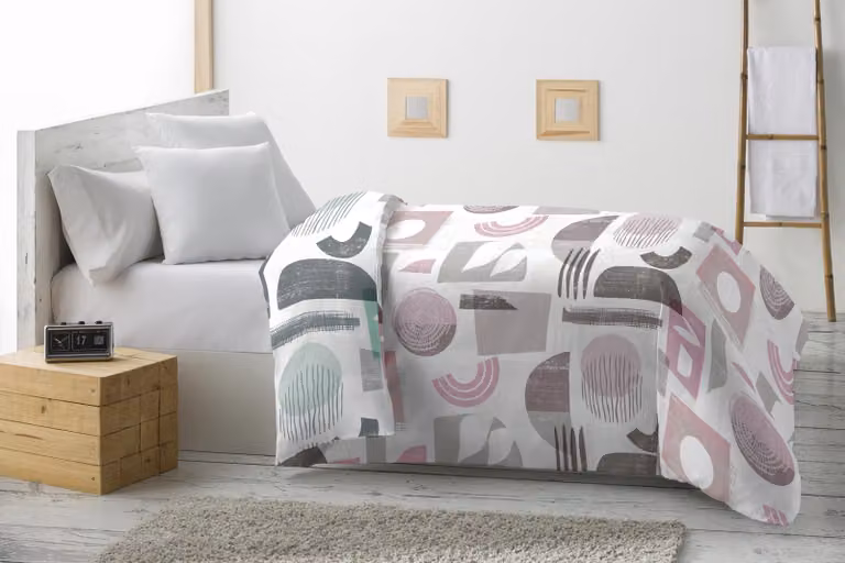 Copertura per letto, dimensioni 200x260 cm, in microfibra, 360 g/m², adatta per letti da 105 cm, ideale per la camera da letto