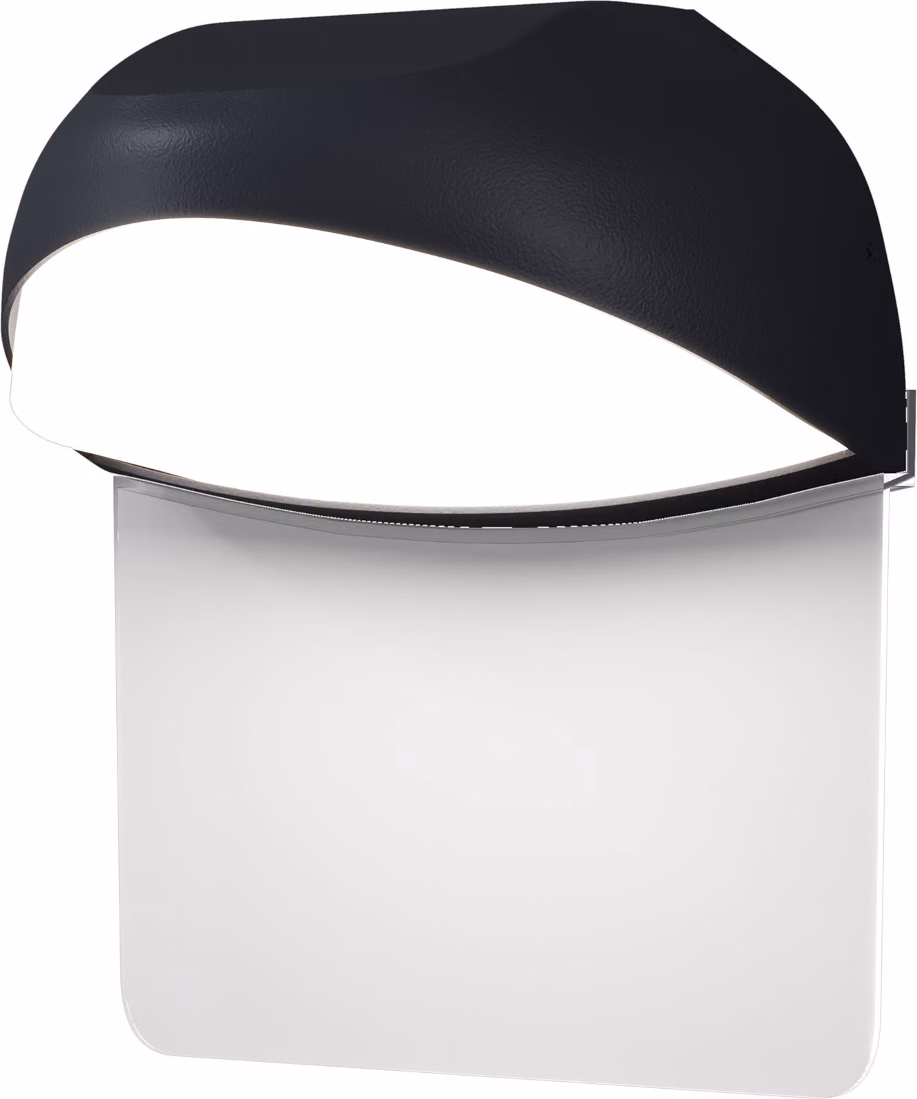 Maytoni applique da esterno LED 7W, grafite, IP65, bianco caldo, serie Gloss