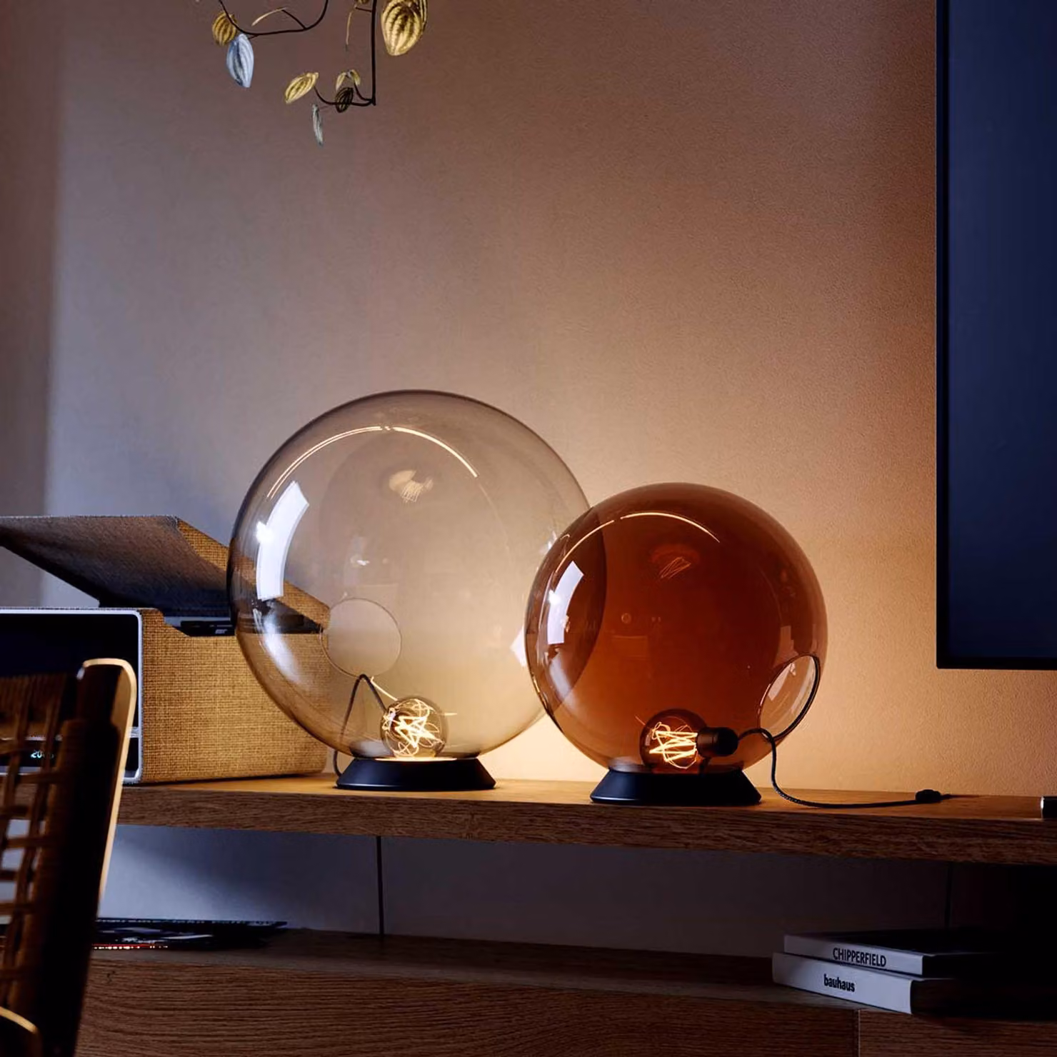 s.luce Orb lampada da tavolo a sfera in vetro Lampada da tavolo Lampada da camera da letto Lampada da corridoio