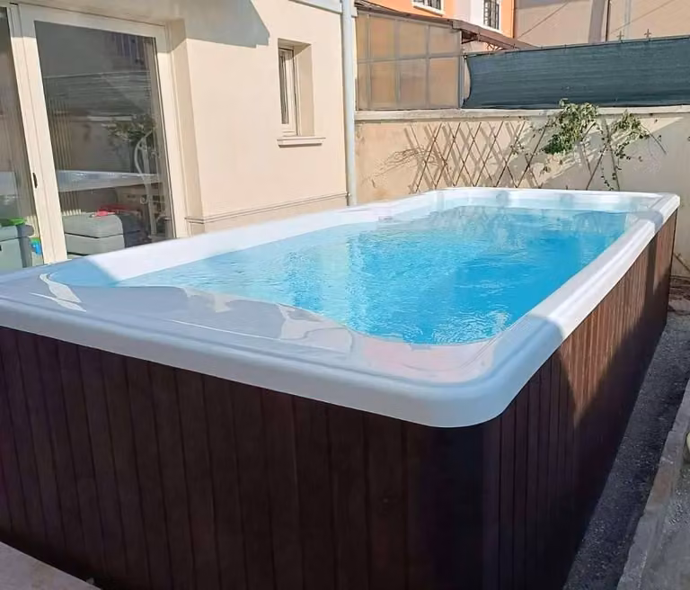 SWIM SPA KONGO piscina da giardino con idromassaggio 476 x 225 x 120 cm.