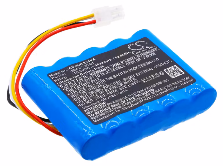 TECHTEK Batteria compatibile con [Gardena] 19921-24, 19922-20, 19923-20, 19925-24, 19927-24, Mahroboter Sileno, Mahroboter Sileno+, R100Li, R100LIC,