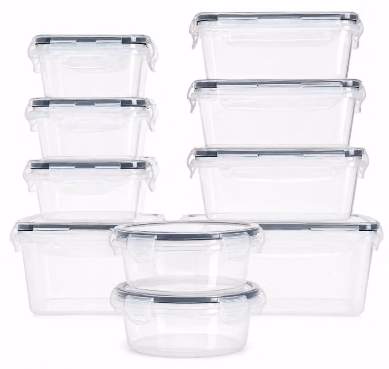 RealG RC-K-805: Set di 12 contenitori in plastica per alimenti