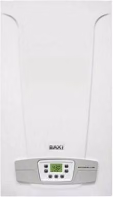 Caldaia a camera aperta Baxi Eco5 BLUE 24 GPL bianca con display in metallo