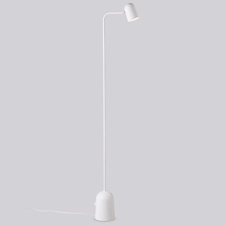 Northern Lampada da terra di design Buddy floor, dimmerabile, Bianco / Opale, Soggiorno / Sala da pranzo, Metallo, Scandinavo, Lampada da terra