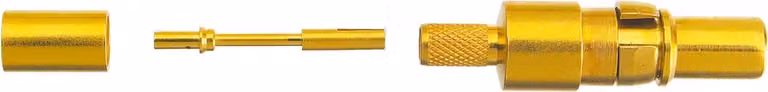 Contatto coassiale HARTING 75 Ohm Perno di contatto (M) 1 pezzo Materiale lega di rame (PBFE/PBTP/PI) - 1 pezzo