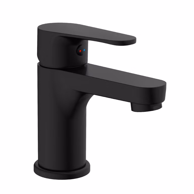 Miscelatore per lavabo CLAUDIO, nero opaco