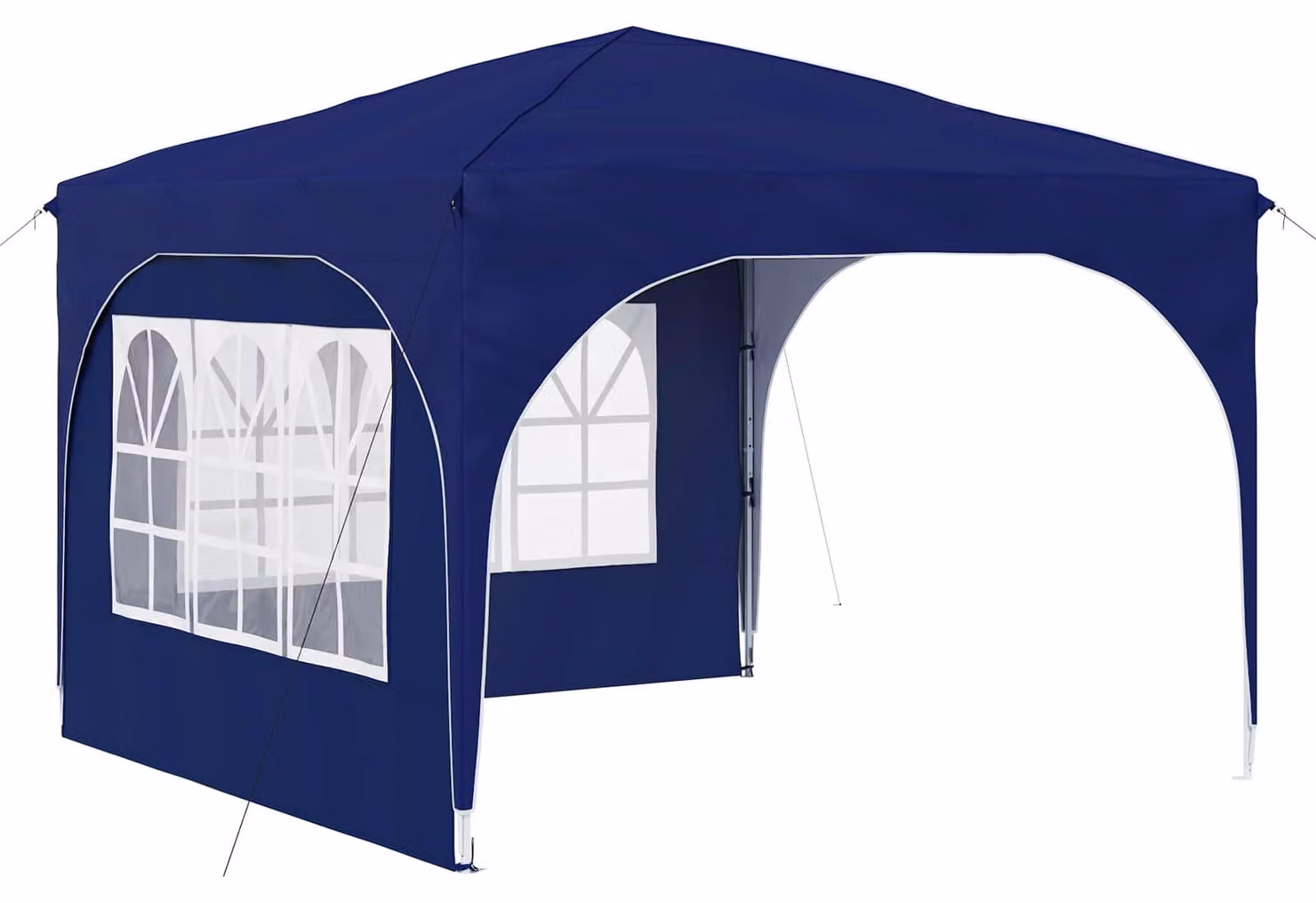Tenda per feste a pop-up 290 x 290 x 245 cm Blu
