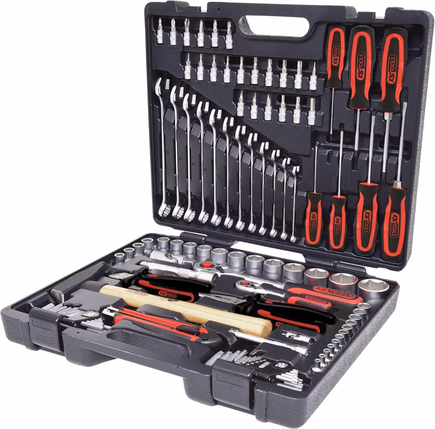 KS Tools 1/4"+3/8"+1/2" utensile universale 97pcs 917.0797