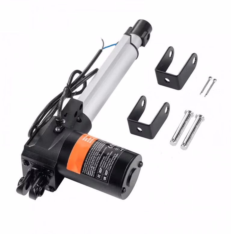 6000N Attuatore lineare DC 12V - Attuatore lineare IP44 - Motore lineare elettrico - Lunghezza corsa 150mm - Livello di rumorosità ≤50dB - Apriporta elettrico - Velocità di traslazione 5 mm/s - Attuatore di regolazione a tecnologia lineare