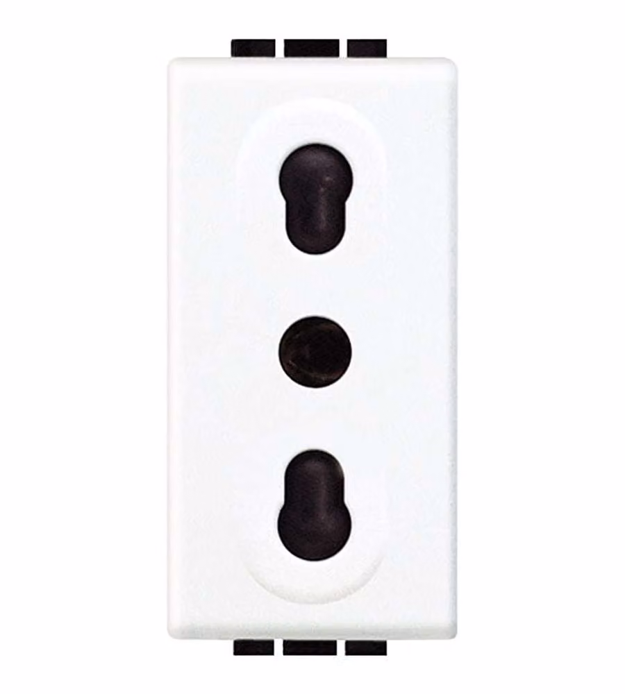 Bticino Fp Light - Presa 2P+T 10/16A 250Vac Bipasso