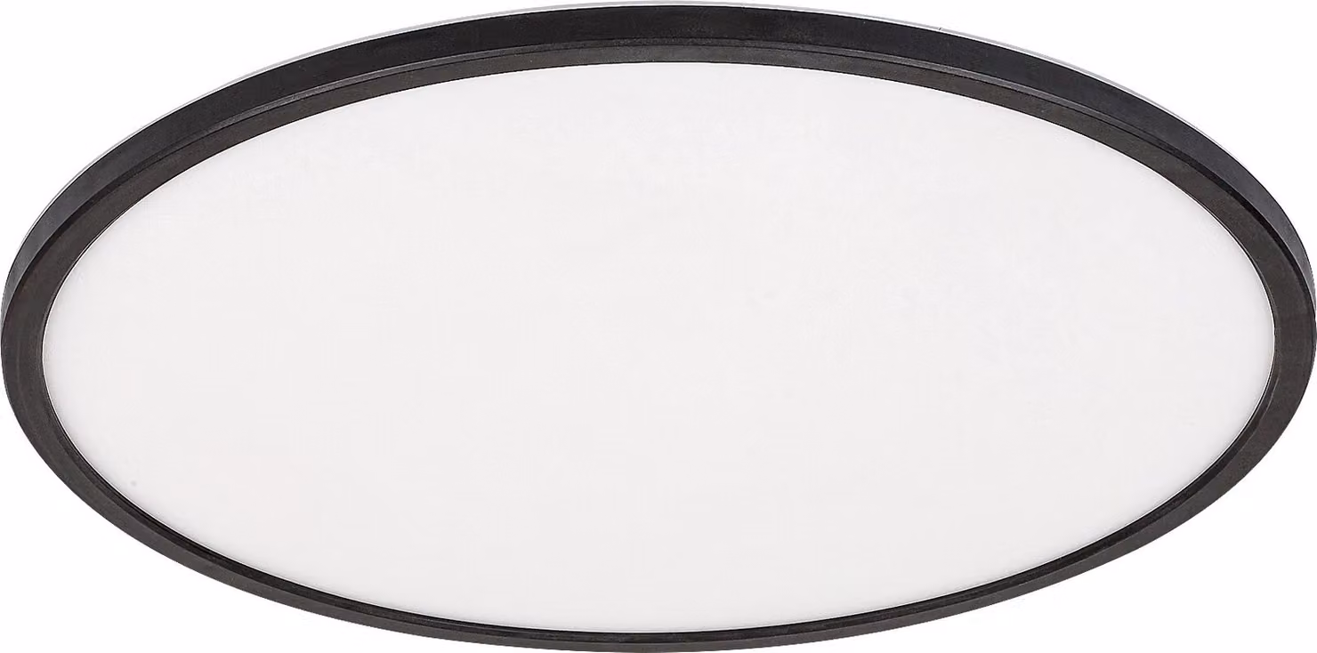 Rabalux 71158 Faretto da soffitto Ezio, 36W, 3000K, 3600lm, bianco-nero, rotondo, bianco caldo, moderno