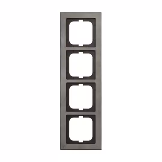 Busch-Jaeger 1724-298, Grigio, Termoplastica, Senza viti, Busch-Jaeger, Opaco, IP20