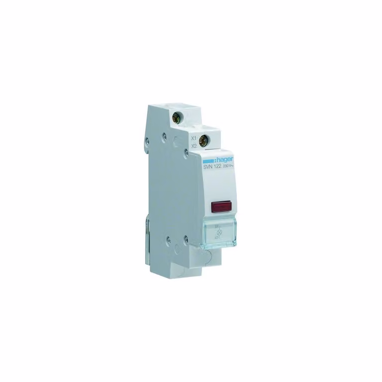 Hager Spia LED rossa, 230VAC SVN122