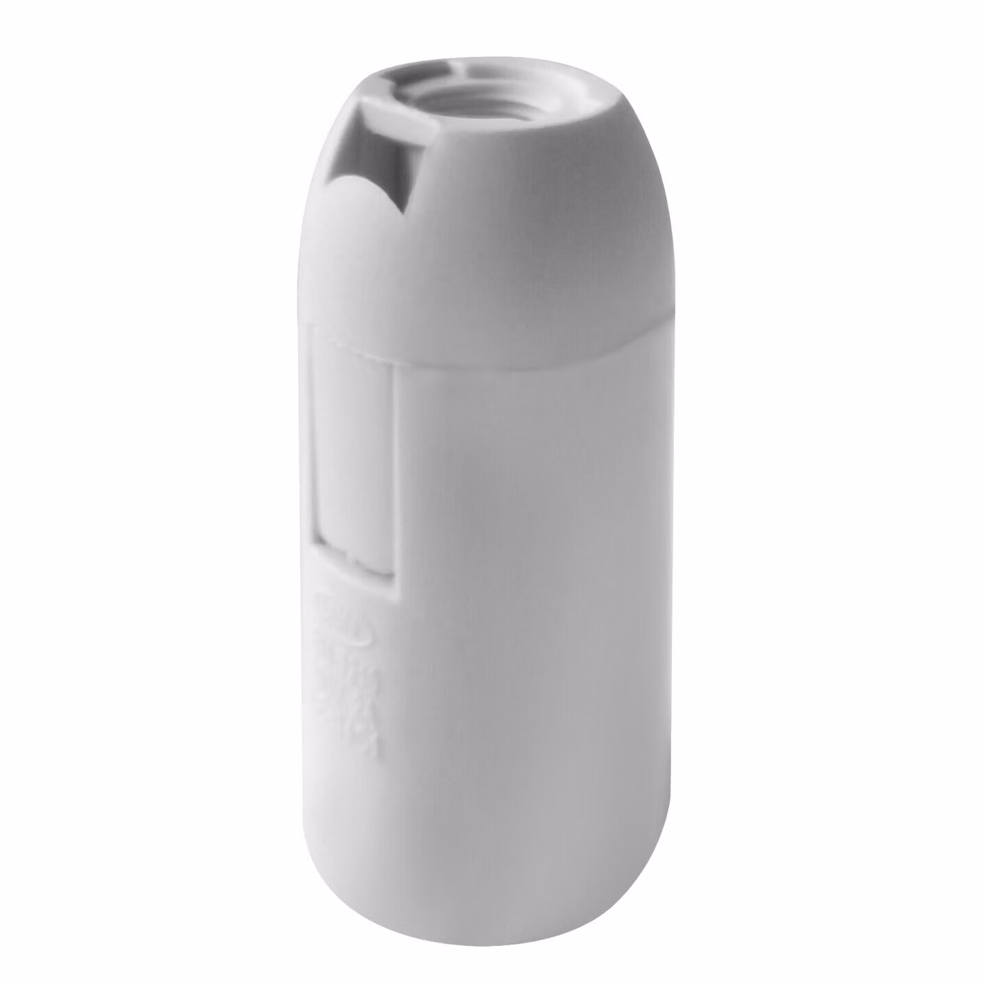 Portalampada Virone, modello LH/E14-1/W, termoplastico