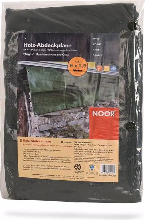 Telone in legno 210g/m² ca. 1,50 x 6 m verde