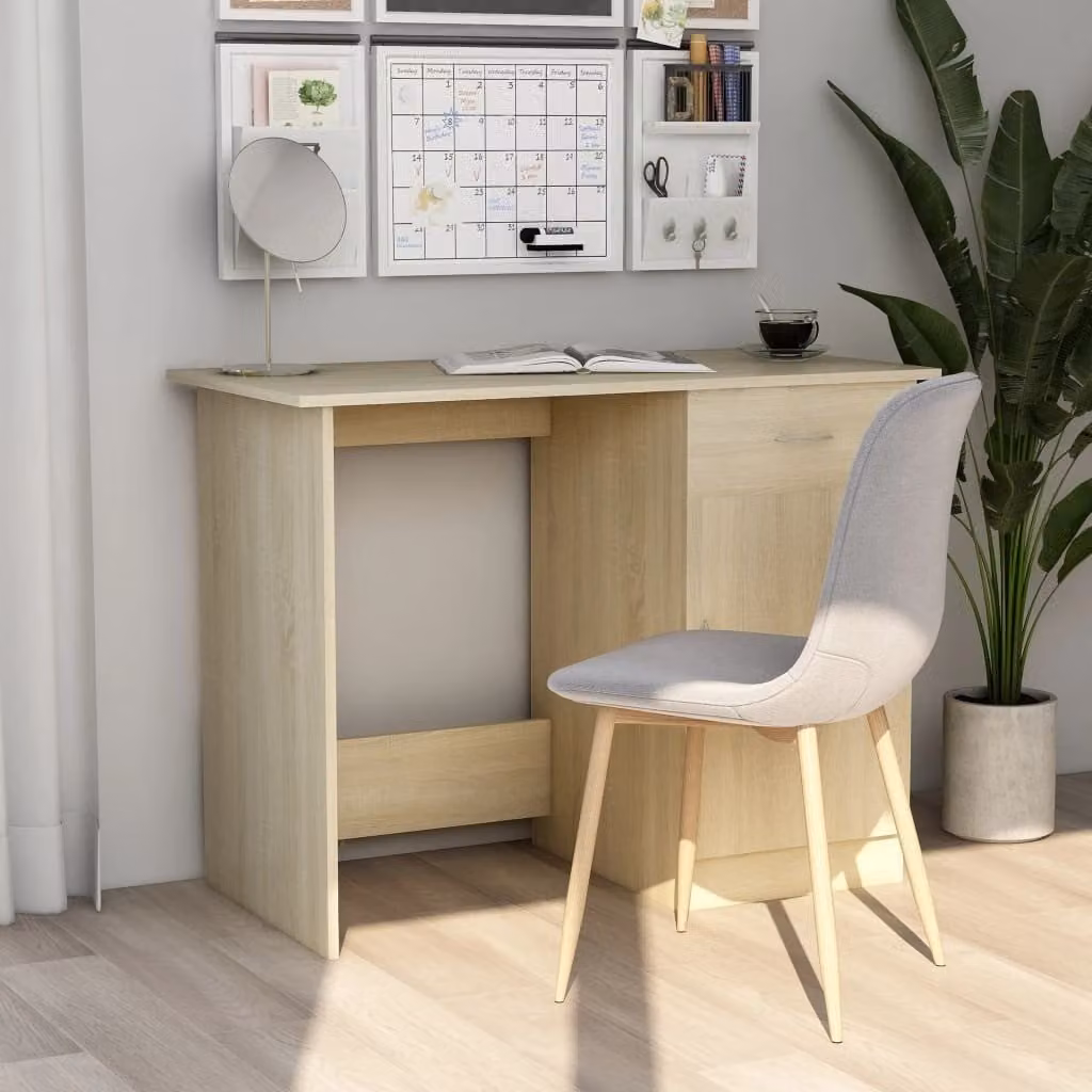 Maison Exclusive - Scrivania in rovere Sonoma 100x50x76 cm Materiale ligneo