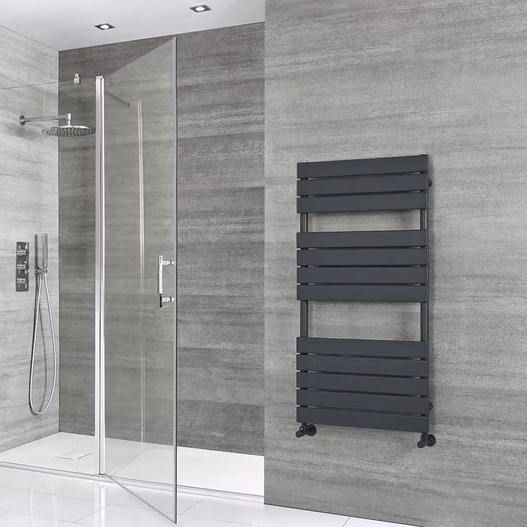 Scaldasalviette di Design - 1200mm x 600mm - Antracite - Lustro