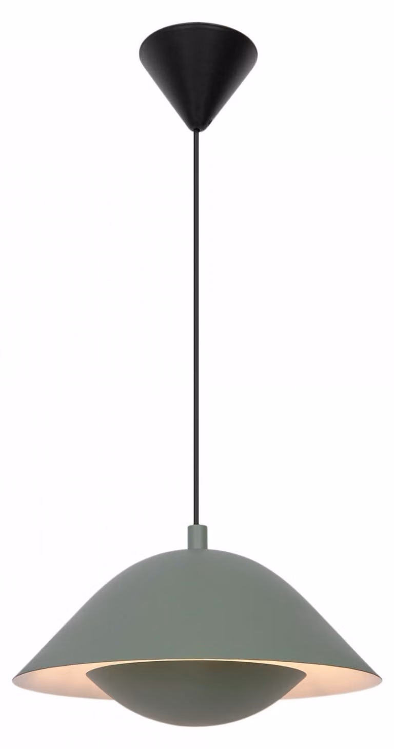 Lampadario a sospensione NORDLUX Freya, Variante: Ø 350 x 170 mm, E27, 40 W, verde