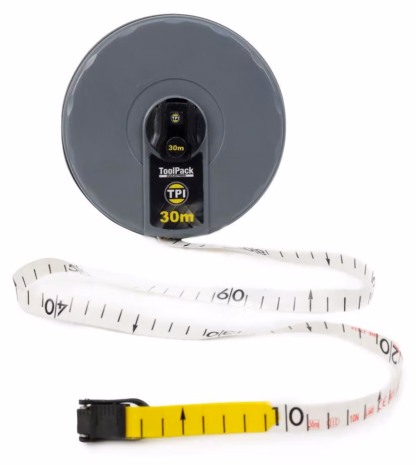 Flessometro - fibra di vetro - custodia in abs - 30 m