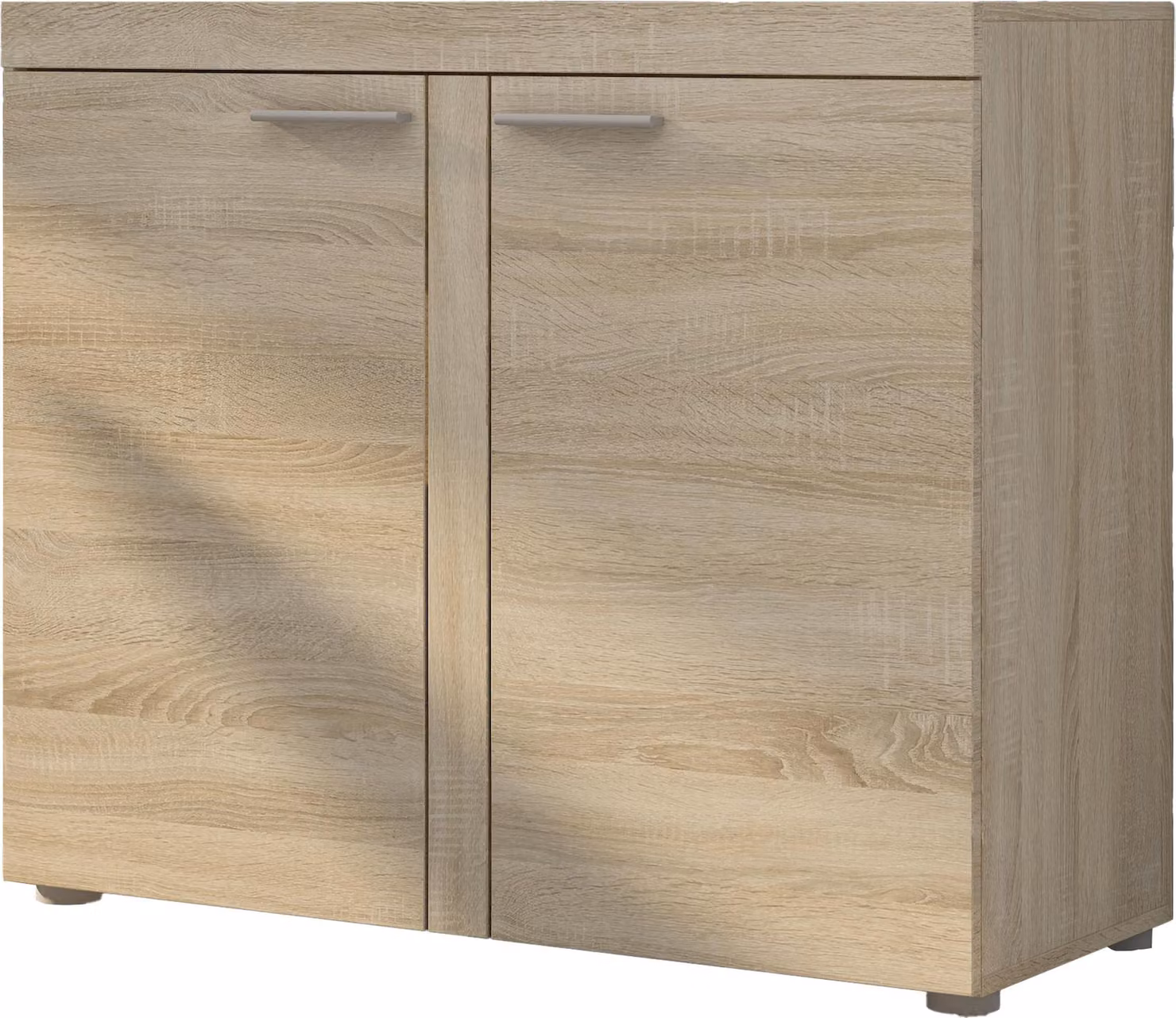 Masseno cassettiera RITMO 97 cm credenza e 2 ante per soggiorno camera da letto moderna 97x40x82 cm rovere sonoma / rovere sonoma