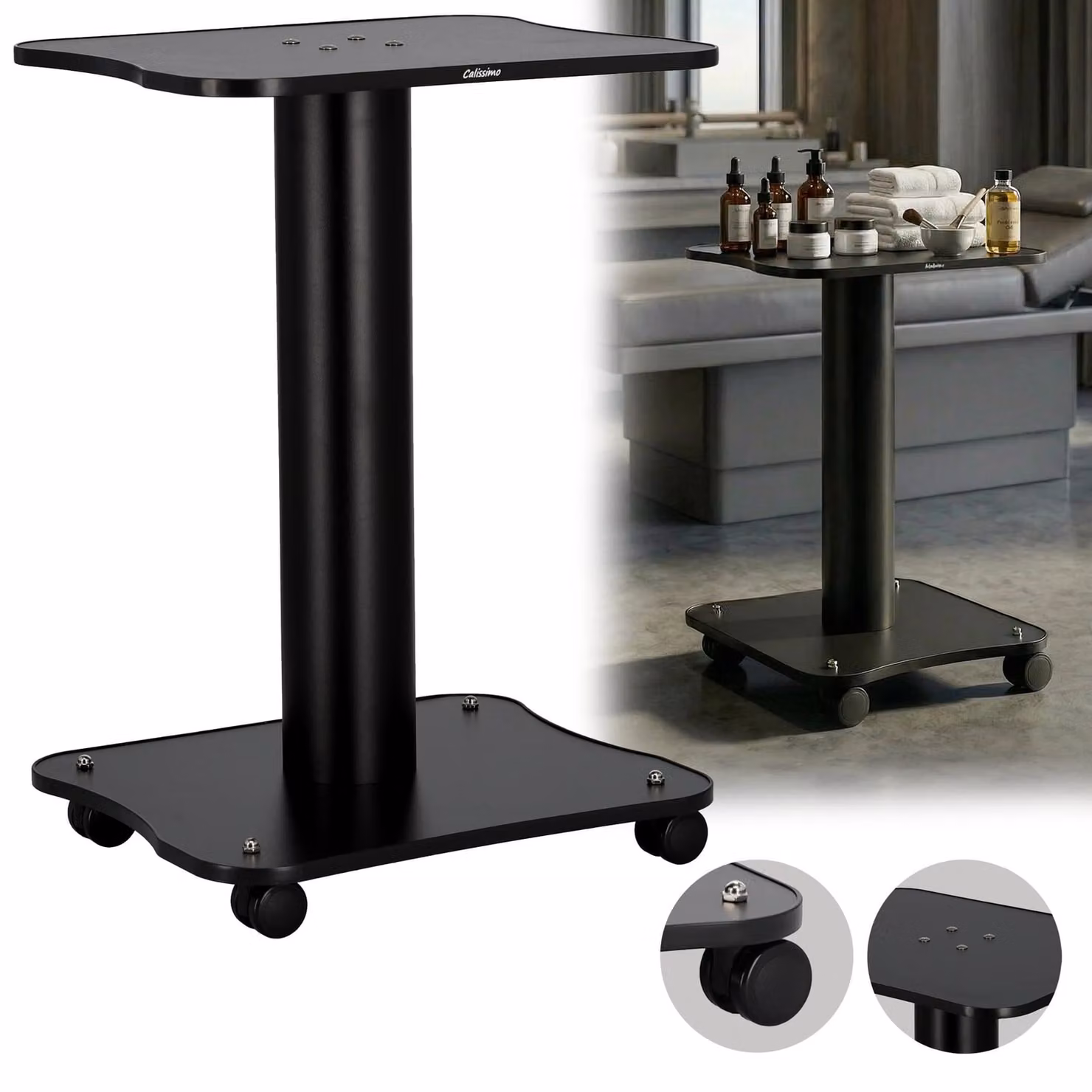 Assistente cosmetico parrucchiere per salone per attrezzature cosmetiche armadietto universale carrello tavolo su ruote
