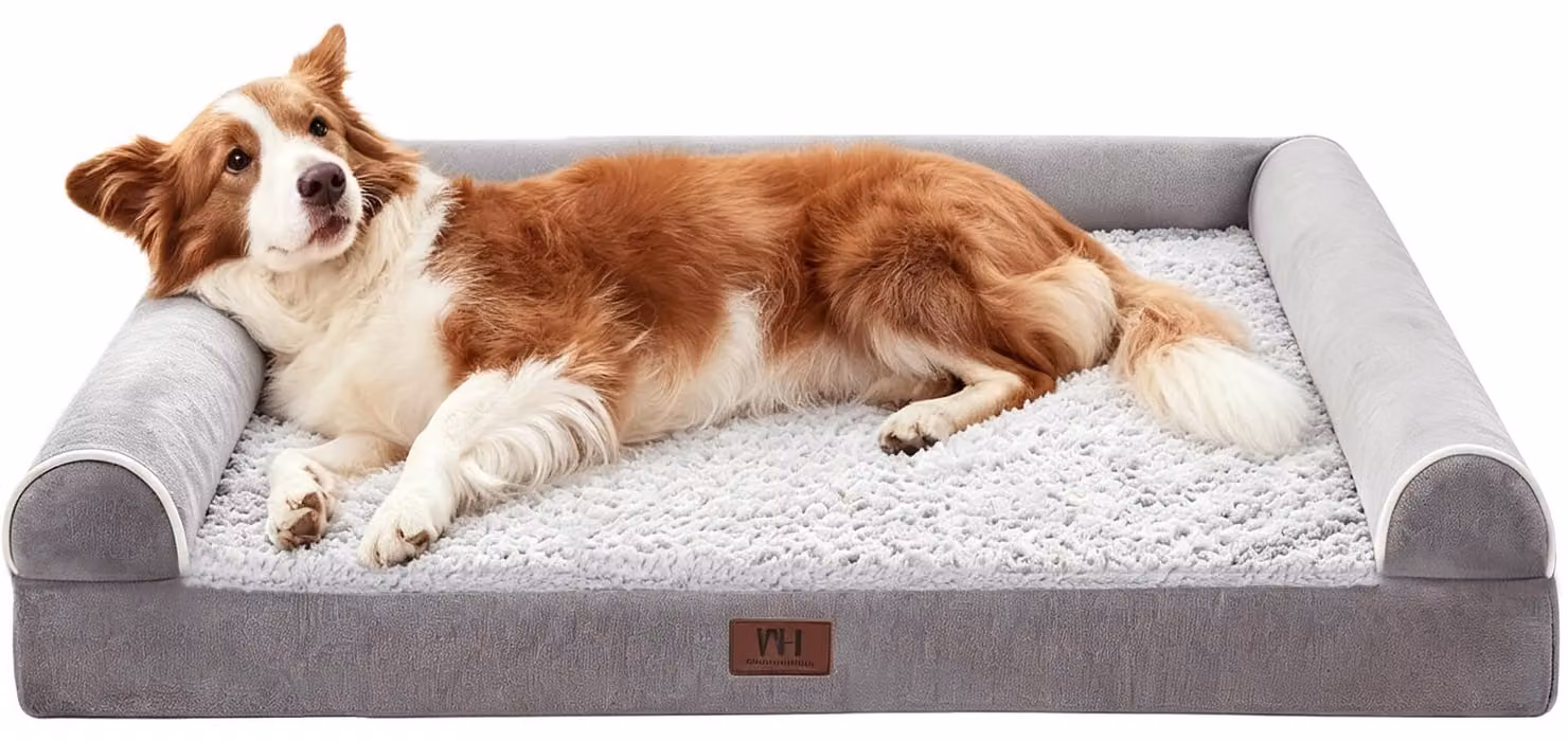Letto ortopedico per cani di grossa taglia, con copertina removibile