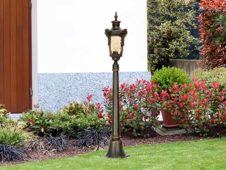 Philadelphia 116 cm lampada da terra per esterni 1xE27 bronzo antico Elstead PH4-M-OB
