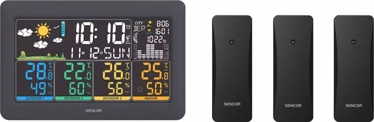 Stazione meteorologica SENCOR SWS 6300 con 3 sensori wireless