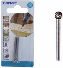 Set di 2 frese cilindriche ad alta velocità Dremel 192 colore argento, diametro 4,8 mm, per legno, plastica e metallo tenero – 1