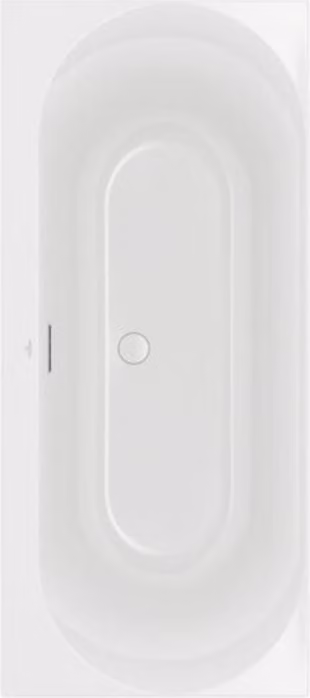 V&B V&B vasca ad angolo Duo LOOP& FRIENDS 170x75cm, interno ovale, bianco