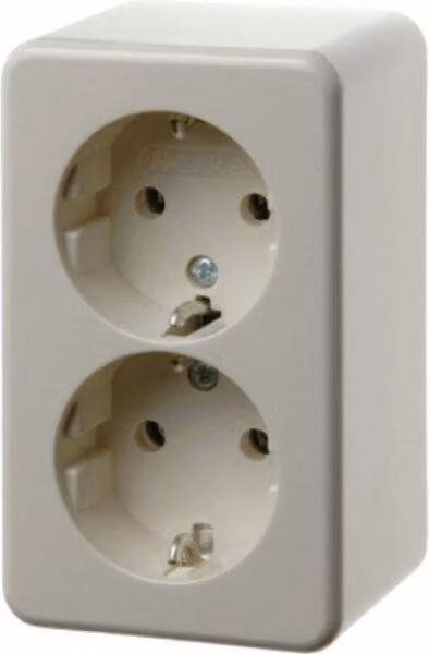 Doppio cassetto bianco lucido da appoggio - Cassetto 472140
