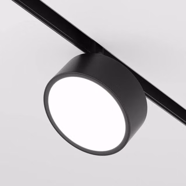 Maytoni Lampada da binario moderna Exility Rado con LED integrato, nero, in alluminio, dimmerabile con telecomando – 1