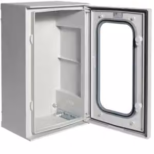Armadietto Orion, poliestere, classe di protezione II, anta trasparente 500x300x200 mm