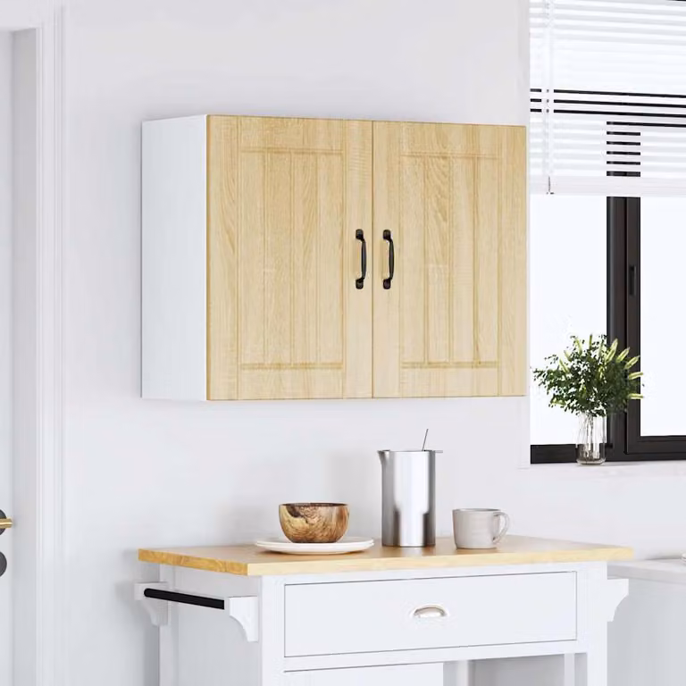 vidaXL Pensile da Cucina Lucca Rovere Sonoma in Legno Multistrato