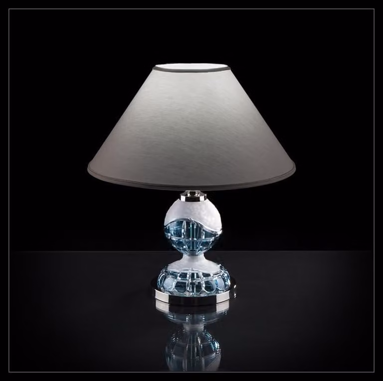 Tischleuchte Antik Stil Kronleuchte Tisch Lampe Kristall Lampen Leuchten Leuchte